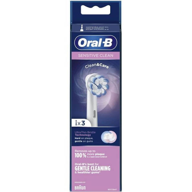 Oral-B Sensitive Clean vervangende opzetborstel 3 stuks