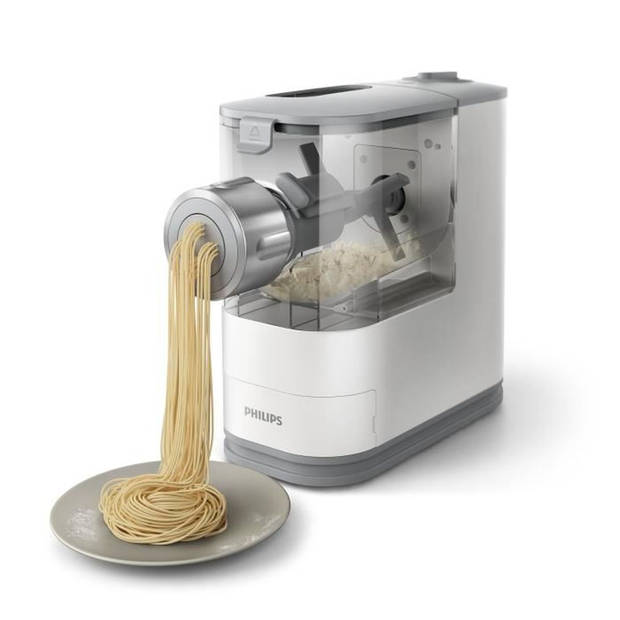 PHILIPS Pastamachine HR2345/19, 150W, 100% automatisch, 450g in 18min, 4 pastaschijven, Makkelijk schoon te maken