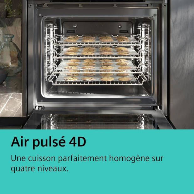 SIEMENS ingebouwde multifunctionele pyrolyse oven - HR675GBS1 IQ700 - 59x59x55 cm - RVS