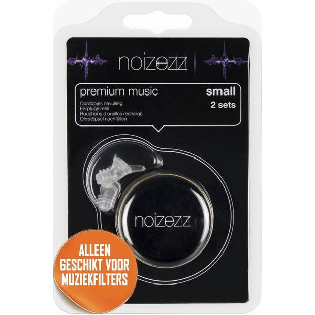 Noizezz Premium Music Small navulling Oordopjes (geleverd zonder filters)