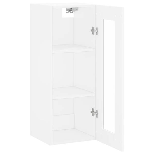 vidaXL Wandkast 34,5x34x90 cm wit