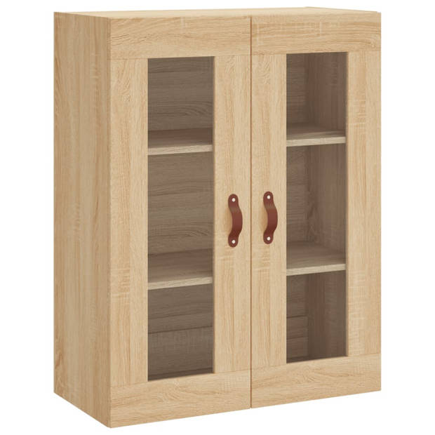 vidaXL Wandkast 69,5x34x90 cm sonoma eikenkleurig