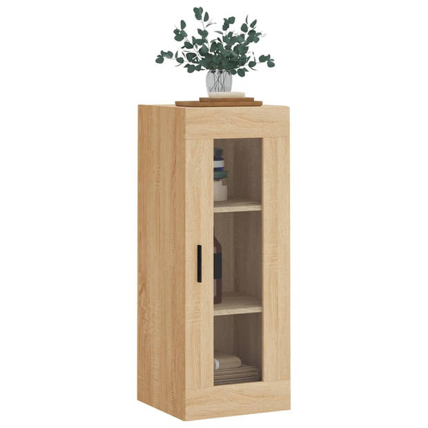 vidaXL Wandkast 34,5x34x90 cm sonoma eikenkleurig