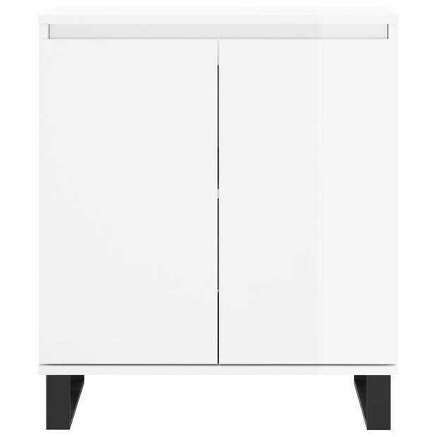 The Living Store Dressoir Stockholm - Buffetkast - 60x35x70 cm - Hoogglans wit