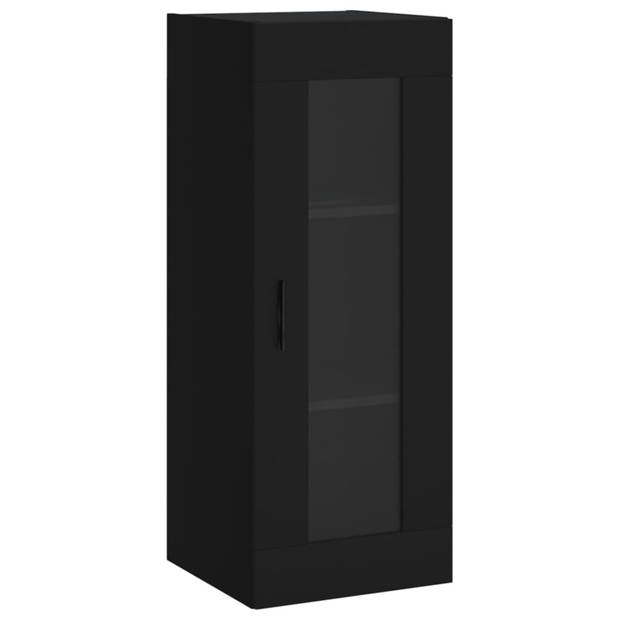 vidaXL Wandkast 34,5x34x90 cm zwart