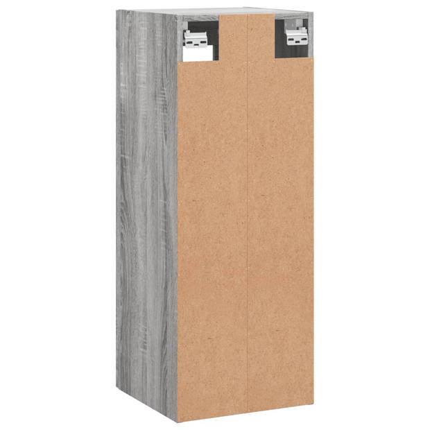 vidaXL Wandkast 34,5x34x90 cm grijs sonoma eikenkleurig