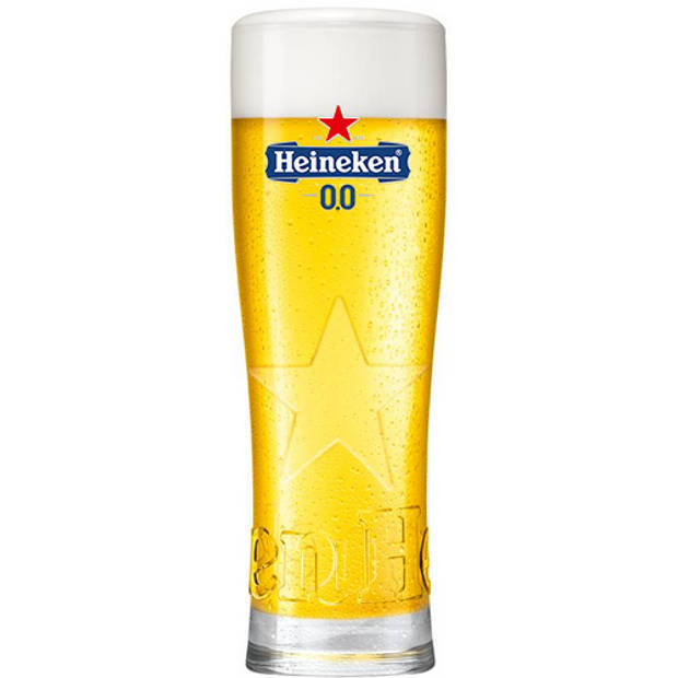 Heineken Bierglazen 0.0 Star - 250 ml - 6 stuks