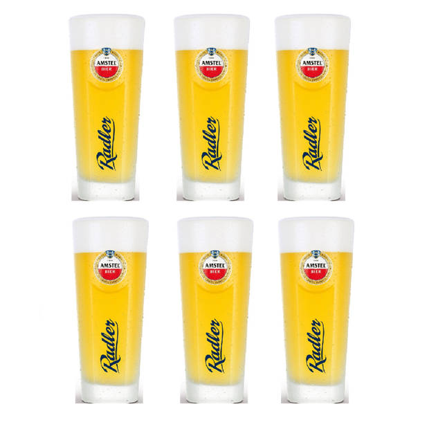 Amstel Bierglazen Radler - 300 ml - 6 stuks