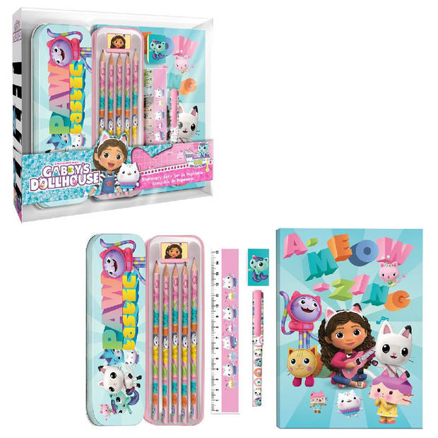 Gabby's Dollhouse Stationary Set met Notitieboek