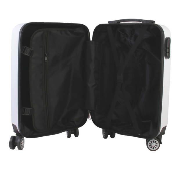 JETLAG Handbagage Koffer Wit met Annanas