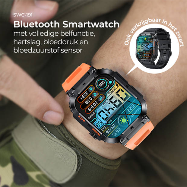 Denver Smartwatch Dames & Heren Android & iOS - Belfunctie - 100 sportmodi - SWC191
