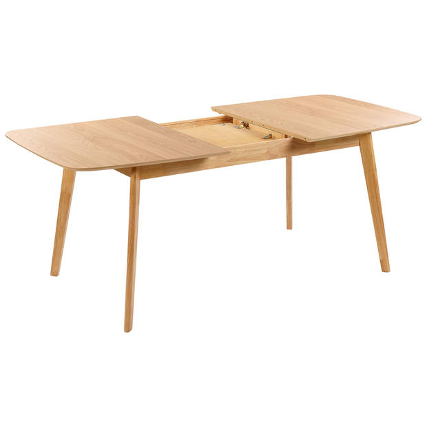 Beliani MADOX - Eettafel-Lichte houtkleur-MDF