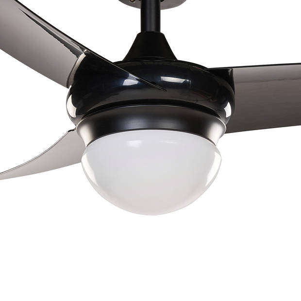 Beliani JIBOA - Plafondlamp met ventilator-Zwart-IJzer