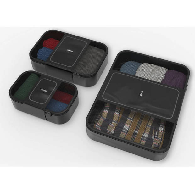 Plevo Packing Cubes: De ultieme reisorganisatieset voor efficiëntie en stijl
