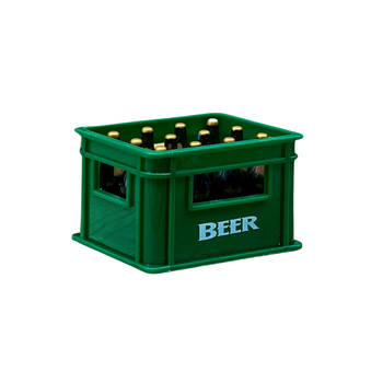 Bottle opener with magnet, Beer Crate-Groen - Groen