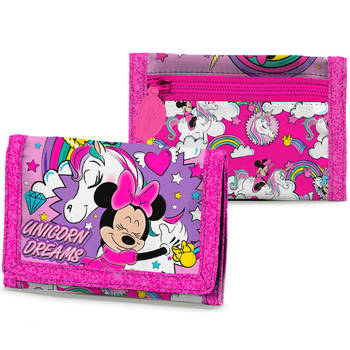 Disney Minnie Mouse Portemonnee Unicorn Dreams - 13 x 8 cm - Polyester