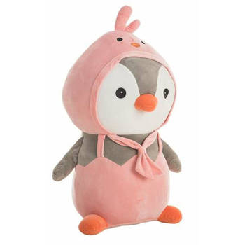 Knuffel Kit Pinguïn Roze 36 cm