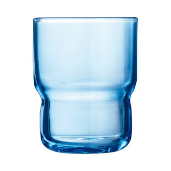Glazen Arcoroc Log Bruhs Blauw Glas 6 Onderdelen 160 ml