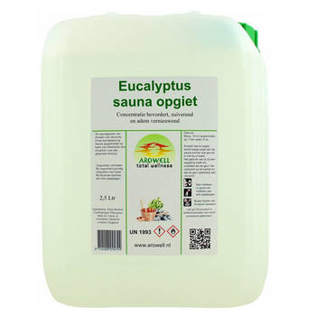 Arowell - Eucalyptus sauna opgiet saunageur opgietconcentraat - 2,5 ltr