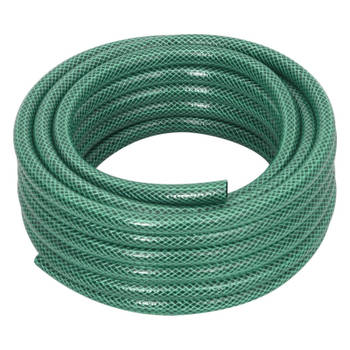 vidaXL Tuinslang met koppelingsset 0,5'' 50 m PVC groen