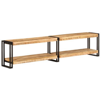 vidaXL Tv-meubel 180x30x40 cm massief mangohout