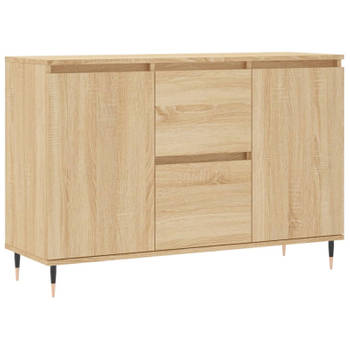 vidaXL Dressoir 104x35x70 cm bewerkt hout sonoma eikenkleurig