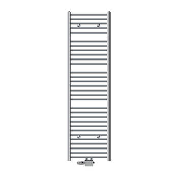 Badkamerradiator Sahara 500 x 1800 mm chroom gebogen + middenaansluiting