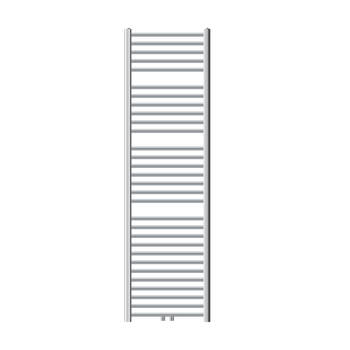 Badkamerradiator Sahara 500x1800 mm chroom gebogen met middenaansluiting LuxeBath