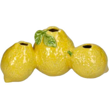 Kersten vaas met drie citroenen fine lemon