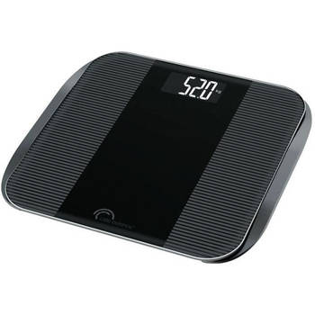 LITTLE BALANCE Slim Wave LCD Elektronische personenweegschaal - 180 kg / 100 g - glanzend zwart
