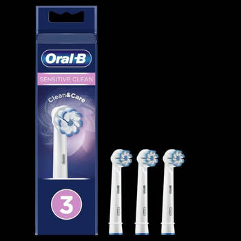Oral-B Sensitive Clean vervangende opzetborstel 3 stuks