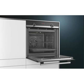 SIEMENS HB573ABR0-Multifunctionele Elektrische Oven-Pulsed Air-71 L-Pyrolyse-A-Roestvrij Staal