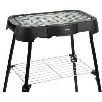 WEASY GBE42 Elektrische BBQ grill op tafel of op pootjes - 41,5x24cm - Regelbare temperatuur - 2000W - Uitneembare bak