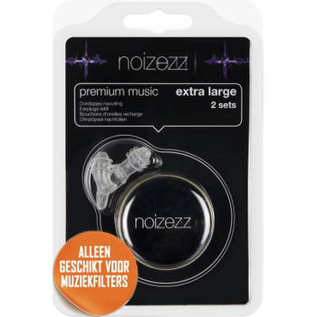 Noizezz Premium Music Extra Large navulling Oordopjes (geleverd zonder filters)