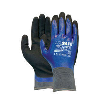 M-safe handschoenen full-nitrile 14-650 (maat 10)