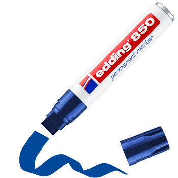 edding 850 permanent marker - blauw - 5-16mm