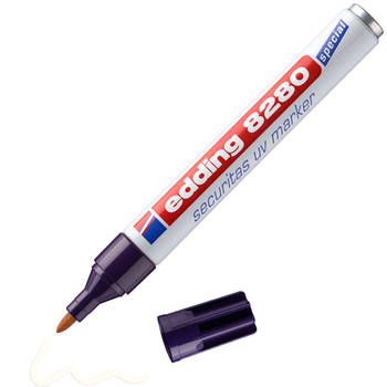 edding 8280/1 securitas uv marker blister - kleurloos - 1,5-3mm
