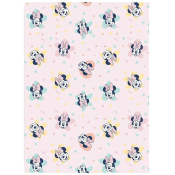 Disney Minnie Mouse Fleeceplaid Stars - 110 x 150 cm - Polyester