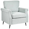 Beliani VIETAS - Fauteuil-Grijs-Polyester