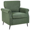 Beliani VIETAS - Fauteuil-Groen-Polyester