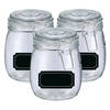 Weckpotten/inmaakpotten - 6x - 750 ml - glas - met beugelsluiting - incl. etiketten - Weckpotten