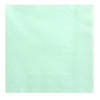 20x Papieren tafel servetten mint groen 33 x 33 cm - Feestservetten
