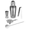 Cocktailshaker 600 ml RVS 5-delige set - Cocktailshakers