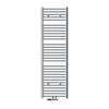 Badkamerradiator Sahara 500 x 1800 mm Chroom recht + middenaansluiting