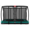 BERG Trampoline Ultim Champion met Veiligheidsnet - Safetynet Deluxe - InGround - 330 x 220 cm - Groen