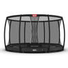 BERG Trampoline Champion met Veiligheidsnet - Safetynet Deluxe - InGround - Grijs - 380 cm - met Airflow Springmat