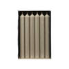 Branded By Multipack met korte dinerkaarsen 18 stuks, Taupe