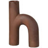 Broste copenhagen designvaas hector red clay