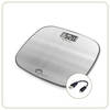 LITTLE BALANCE 8416 Inox Soft USB, Personenweegschaal zonder batterij, USB oplaadbaar, 180 kg / 100 g, Roestvrij staal
