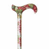 Classic Canes Verstelbare Wandelstok - Tea Party - Rood - Druiven - Aluminium - Derby handvat - Lengte 77 - 100 cm